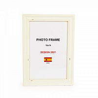 Рамка для фото 1 фото 10x15 см белый прованс 
