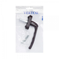 Ручка алюминиевая коричневая Vektor 