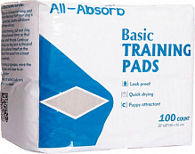 Пелюшки All-Absorb Basic Training Pads 56x56 см 100 шт.