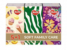 Носовые платочки в коробке Ruta Soft Family Care 6 шт.