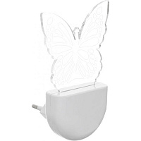 Ночник Aukes Бабочка 3D LED RGB 0.5 Вт белый 