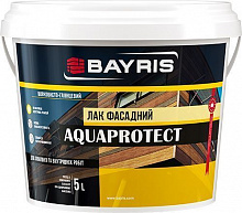 Лак фасадный Aquaprotect Bayris шелковистый глянец 5 л