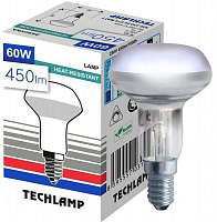 Лампа накаливания Techlamp R50 60 Вт E14 230 В прозрачная 