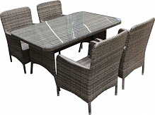 Комплект мебели Indigo Элис 150x90 см серый 