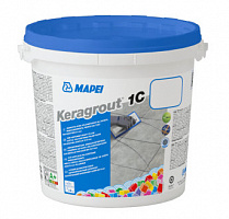 Фуга Mapei поліуретанова полімерна на водній основі Keragrout 1C 5 кг відро антрацит 