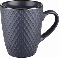 Чашка Rombique Gray 390 мл керамика Bella Vita