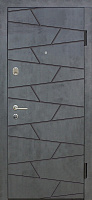 Дверь входная TM Riccardi Стандарт 5-С BG бетон темный / дуб юджин 2050х860 мм правая