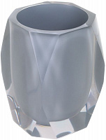 Стакан для зубных щеток Luna diamond серый 310 мл
