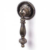 Мебельная ручка капля Larvij L4.20708OAB на одно отверстие мм античная бронза