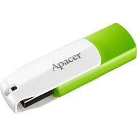 Флеш-память USB Apacer AH335 32 ГБ USB 2.0 green/white (AP32GAH335G-1) 
