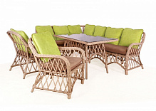 Комплект мебели Bella Vita Марсель угловой коричневый коричневый 