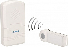 Дзвінок бездротовий Emos Disco DC на акумуляторі із системою навчання білий OR-DB-KH-122