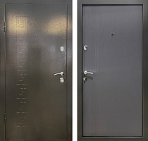 Дверь входная Министерство дверей КУ-Л3/262 бергамо антрацит 2050x960 мм