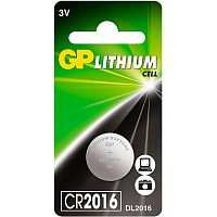 Батарейка GP CR2016-U1шт дисковая Lithium