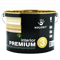 Краска Kolorit Interior Premium 3 A 3 л