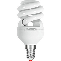 Лампа Maxus T2 Full Spiral 9 Вт 2700 К E14 1-ESL-337-1 теплый свет