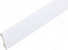 Плинтус дюрополимер King Floor JC885-W1 белый 2000х80х15 мм 