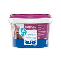 Краска силиконовая Aura® Luxpro Sockel мат 9л 9кг 