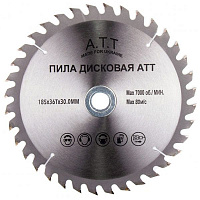 Пильный диск A.T.T.  185x30x1.7 Z36