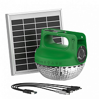 Фонарик Schneider Electric с солнечной панелью Mobiya Original 280 Лм AEP-LR01-S2000 зеленый