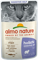 Консерва для кошек с чувствительным пищеварением Almo Nature Holistic Functional Cat с рыбой 70 г