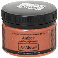 Декоративна фарба Amber акрилова мідь 0.1кг
