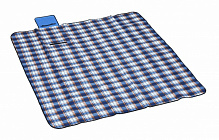 Коврик для пикника UP! (Underprice) синий в клеточку 200х200 см