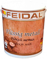 Декоративная краска Feidal Flussig metall медь 1кг