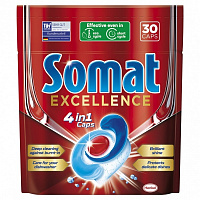 Таблетки для ПММ Somat Excellence 4 в 1 30 шт.