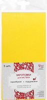 Набор заготовок для открыток 5 шт. 10,5х21 см № 2 желтый 220 г/м2 