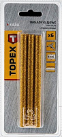 Стержни клеевые Topex Золотые 8 мм 6 шт.