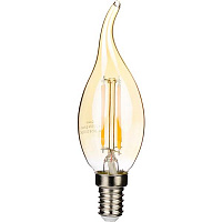 Лампа светодиодная Gauss Black Filament Gold CF37 5 Вт E14 2700 К 220 В прозрачная 104801005 