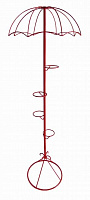 Держатель для горшков Зонтик 70,5х70,5x195,8 см красный 
