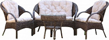 Комплект мебели Indigo Зенобия из натуральных ротанга коричневый 