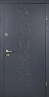 Дверь входная Abwehr АМ-459 086П (V) (АЦС+Б) антрацит / белый 2050х860 мм правая