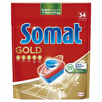 Таблетки для ПММ Somat Голд 34 шт.