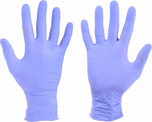 Перчатки одноразовые Medico Dr.White Professional фиолетовые с покрытием нитрил S (7) 2739027