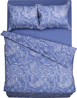 Комплект постельного белья Endless 2 синий с рисунком La Nuit 