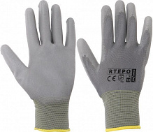 Перчатки Reis для максимально точных работ с покрытием полиуретан XL (10) RTEPO SS 10