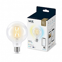 Умная лампа WIZ Smart FIL Wi-Fi 7 Вт G95 прозрачная E27 220 В 2700-6500 К 929003018201 