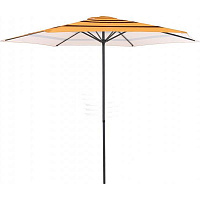 Зонт садовый FNGB-03 светло-коричневый в полоску