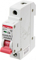 Автоматический выключатель  E.next e.mcb.stand.45.1.C6, 1р, С, 6А, 4.5 кА s002006