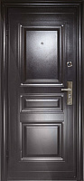 Дверь входная Y1S36C50 2 замка темно-коричневый 2050х860мм левая