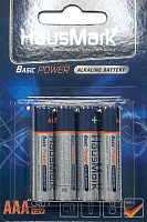 Батарейки HausMark Alkaline Basic Power AAA (R03, 286) 8 шт.