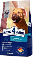 Корм Club 4 Paws Premium ягненок и рис для собак всех пород 14 кг