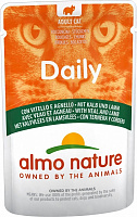 Консерва для кошек Almo Nature Daily Cat телятина и ягненок 70 г
