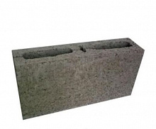 Блок бетонный 390x90x190 мм 