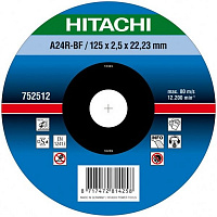 Круг отрезной по металлу Hitachi  125x2,5x22,2 мм 752512