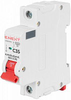 Автоматический выключатель E.NEXT e.mcb.stand.60.1.C10, 1р, 10А, C, 6кА s002107