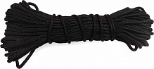 Шнур полипропиленовый плетеная с наполнителем 5 мм 25 м черный